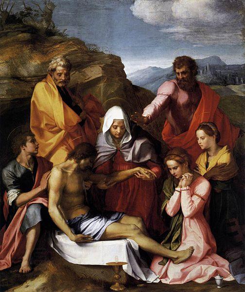 Andrea del Sarto Pieta with Saints oil painting picture